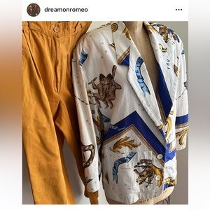 Vintage 1980’s 2pc Astrology Pants Suit